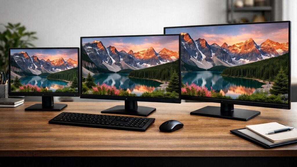 Monitor 27 pulgadas 2K: comparativa por tamaño 24, 27 y 32"