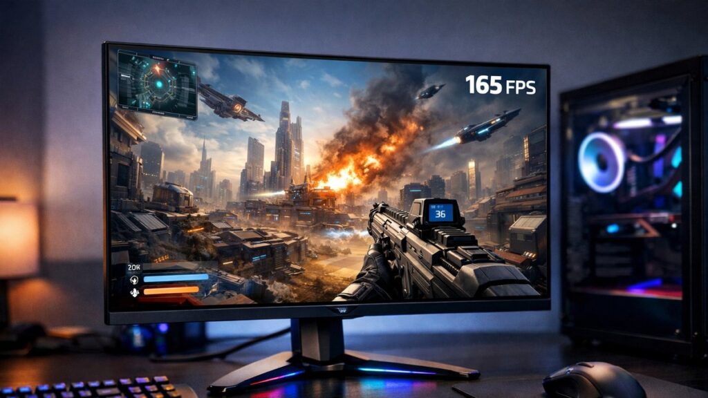 Monitor 2K 165Hz vs 144Hz: ¿merece la pena el salto?