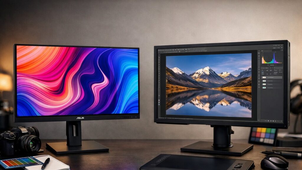 ASUS ProArt 2K vs monitores profesionales: comparativa