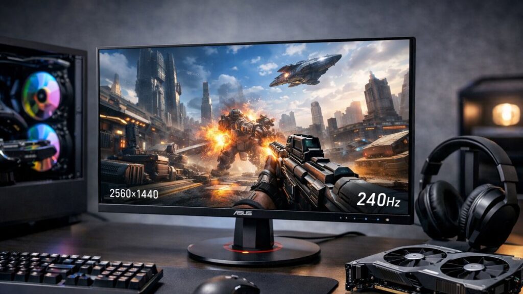 Monitor ASUS 2K 240Hz: modelos, GPU y si vale la pena